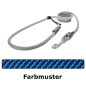 Preview: EASYLONG Hundeleine - M - 3m - blau mit schwarzem Swirl